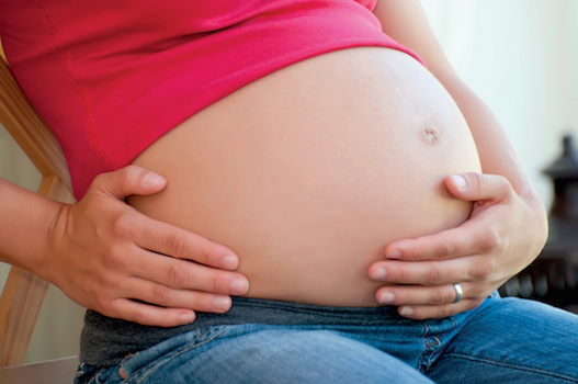 Contractions au troisième trimestre de grossesse